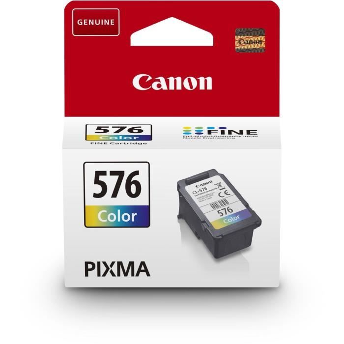 CANON CL-576 Ink Cartridge - Multi-Color - 100 Page Yield - Genuine Product