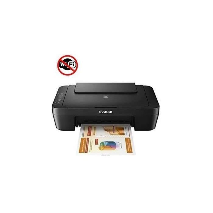 Multifunction inkjet printer - CANON - PIXMA MG2551S - Color - Black