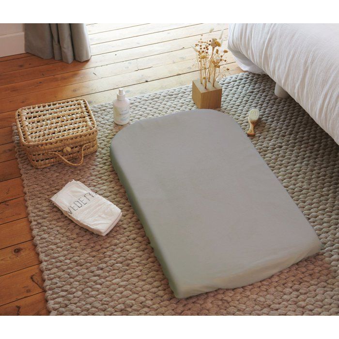 CANDIDE Sponge Changing Mattress Cover 50 x 75 cm - Gray