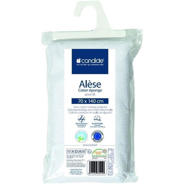 CANDIDE Alese sponge 70x140 cm - White