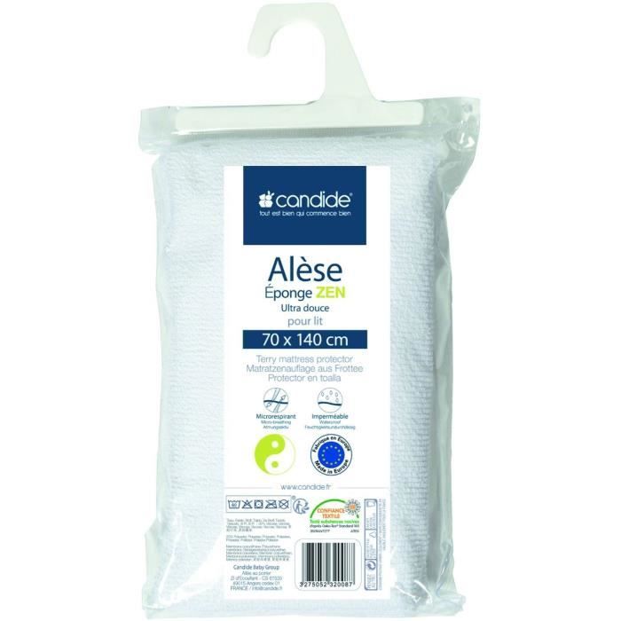 Zen sponge pad - CANDIDE - 232008 - 70x140 cm - White
