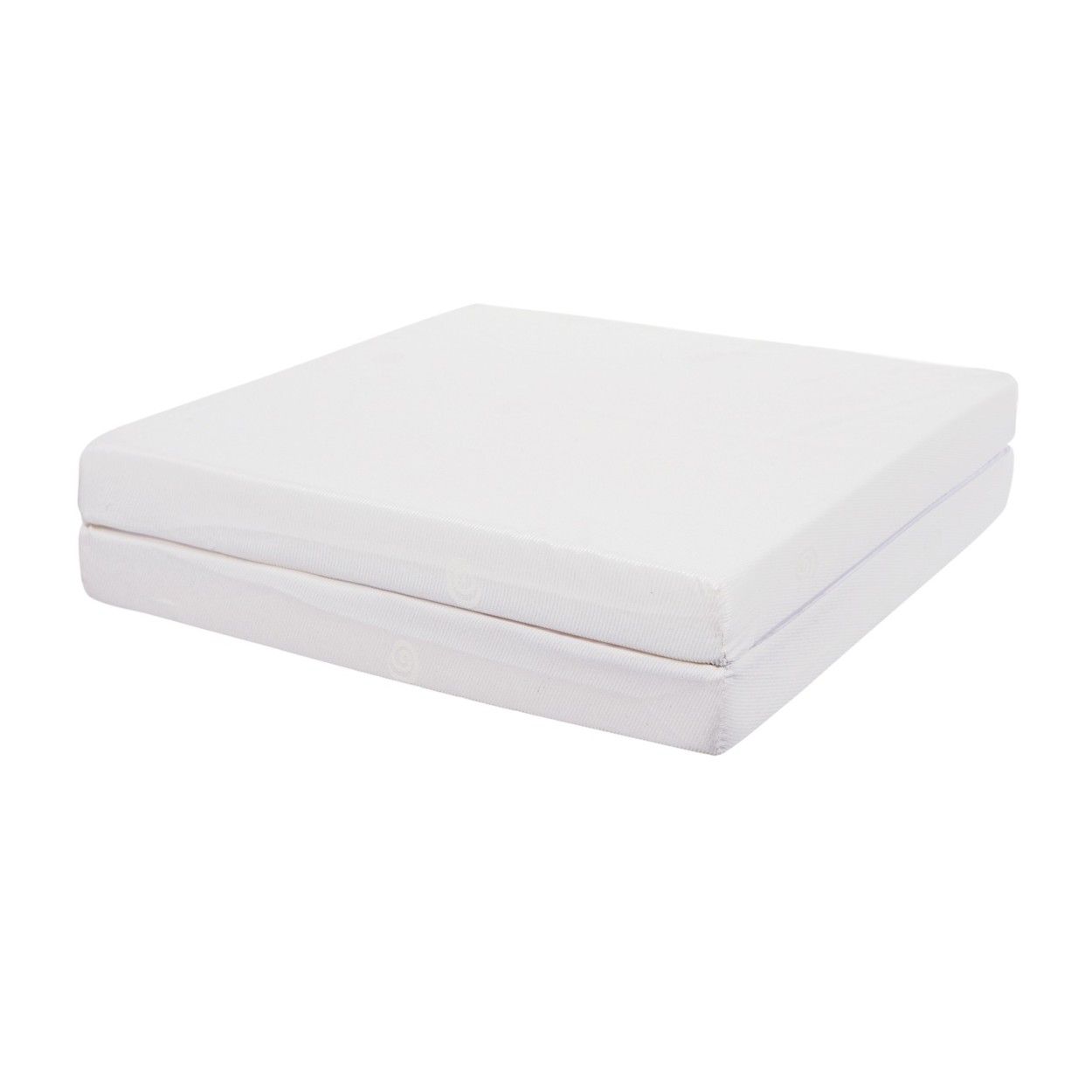 CANDIDE Ecru 2-Piece Folding Mattress - 60x120 cm