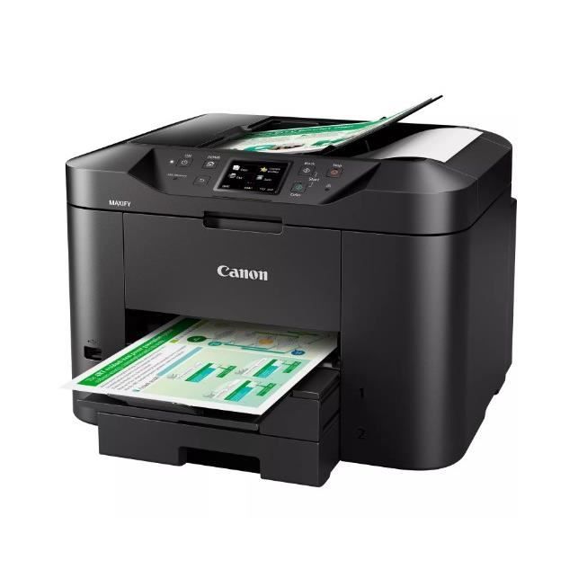 Multifunction Printer - CANON - MAXIFY MB2750 - Inkjet - Color - Automatic duplex - WIFI - Black