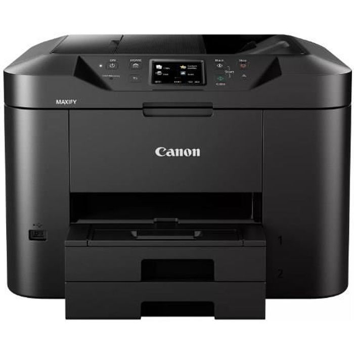 Multifunction Printer - CANON - MAXIFY MB2750 - Inkjet - Color - Automatic duplex - WIFI - Black