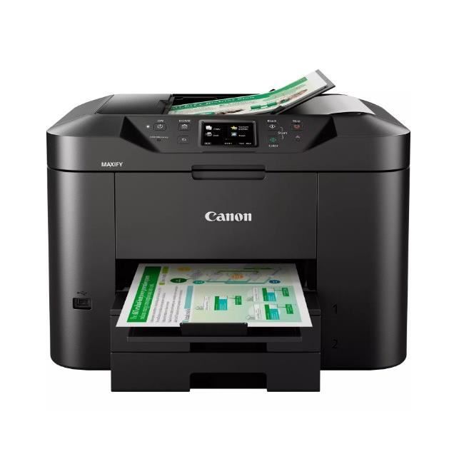 Multifunction Printer - CANON - MAXIFY MB2750 - Inkjet - Color - Automatic duplex - WIFI - Black