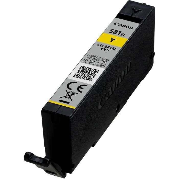CANON CLI-581Y XL High Yield Ink Cartridge - Yellow
