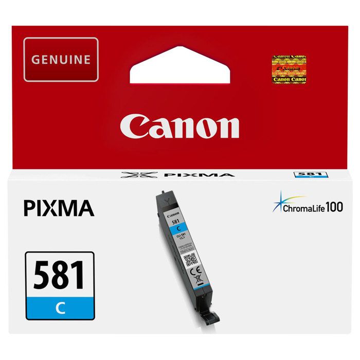 Canon CLI-581C Inkjet Cartridge - Cyan - Inkjet - 259 Pages