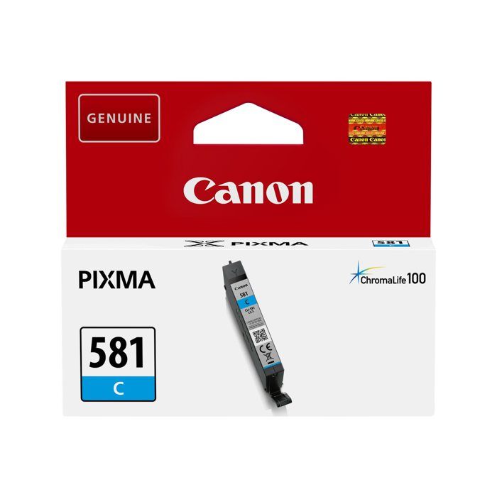 Canon CLI-581C Inkjet Cartridge - Cyan - Inkjet - 259 Pages