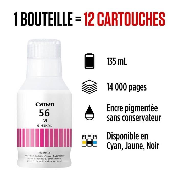 Ink bottle - Canon - GI -56BK - Magenta - Maxify GX compatibility - (4431C001)