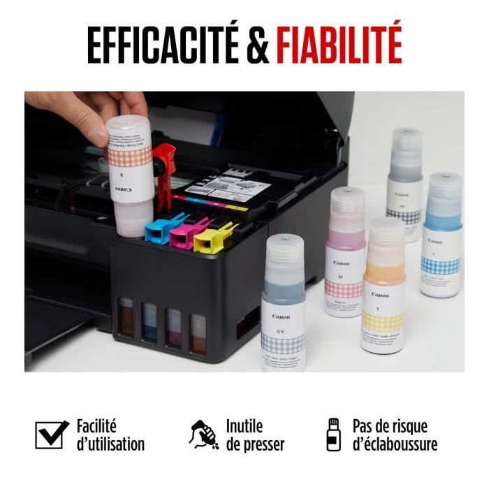 Ink bottle - Canon - GI -53C - Cyan - Pixma G650 and G550 compatibility - (4673C001)