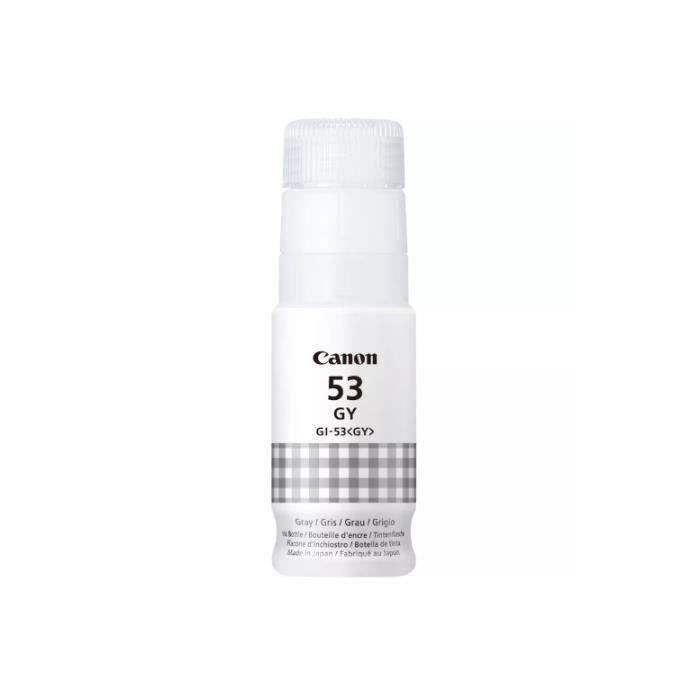 Ink bottle - CANON - GI-53GY - Gray - PIXMA G650 and G550 compatibility - (4708C001)