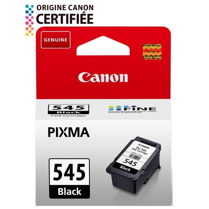 CANON PG-545 Ink Cartridge - Black - Standard Capacity - 8ml - 180 pages