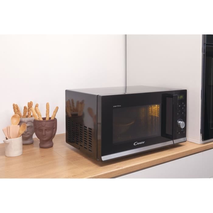 CMGA23TNDB Microwave CANDY Moderna Grill - 20L - MO: 700W - Grill: 1000W - Digital UI Weight Defrost Function - Black