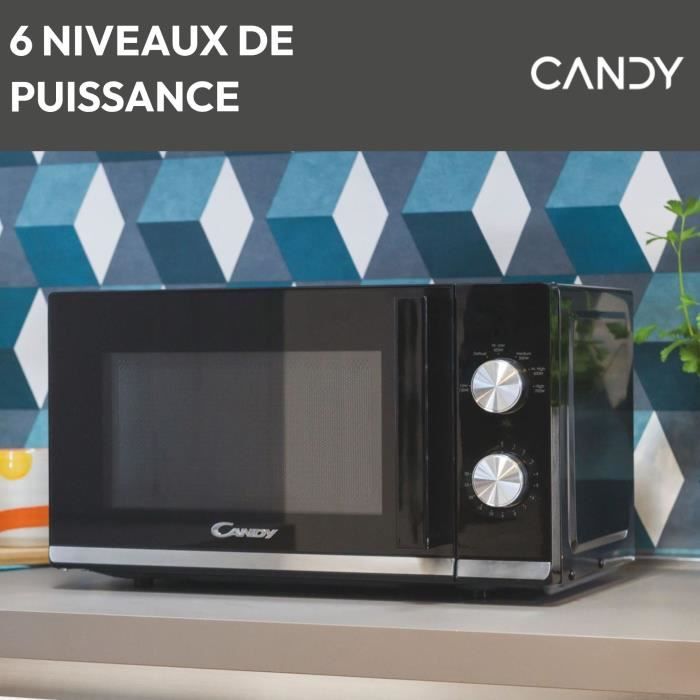 MICROWER LAY FREE CANDY CMW20TNMB - Black - 20L - 700W - 24.5 cm tray