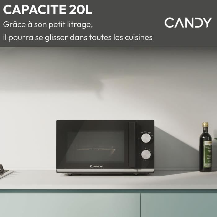 MICROWER LAY FREE CANDY CMW20TNMB - Black - 20L - 700W - 24.5 cm tray