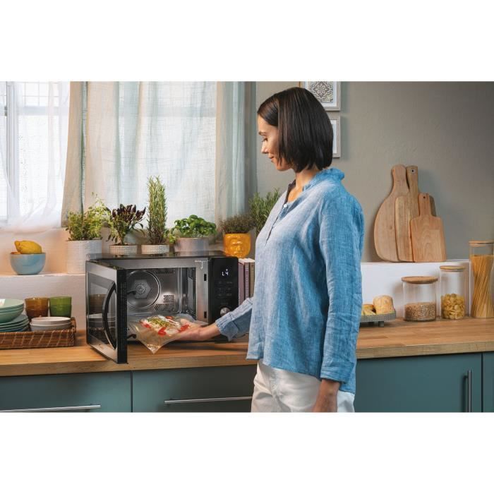 CMCA29EDLB Combined Microwave 29L MO: 1000W - Grill: 1000W - Stainless steel cavity - Digital UI Low temperature function