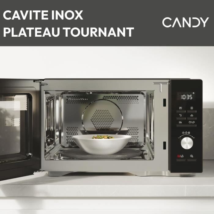 CMCA29EDLB Combination microwave 29L MO: 1000W - Grill: 1000W - Stainless steel cavity - Digital UI Low temperature function