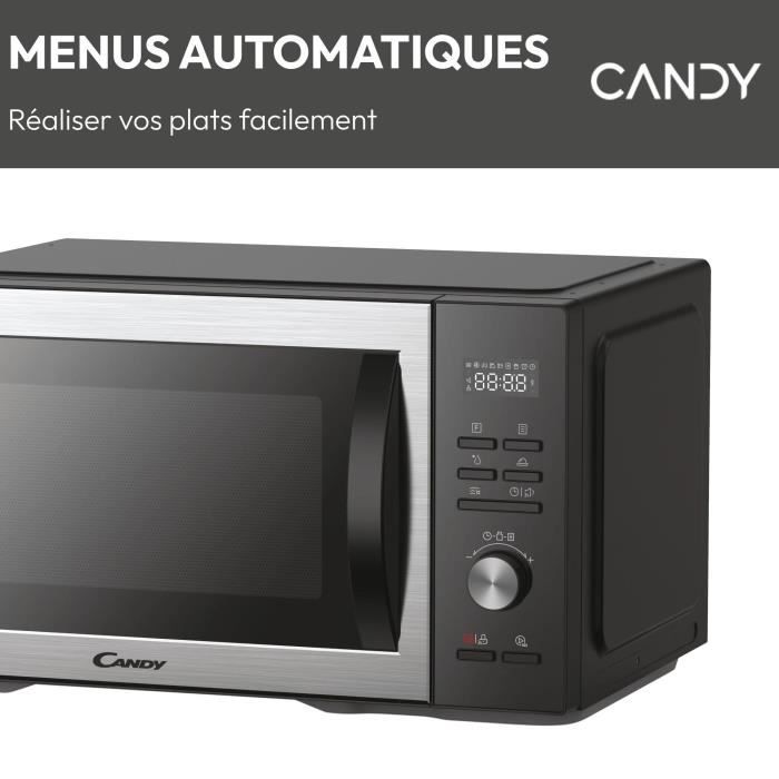 CMCA29EDLB Combination microwave 29L MO: 1000W - Grill: 1000W - Stainless steel cavity - Digital UI Low temperature function