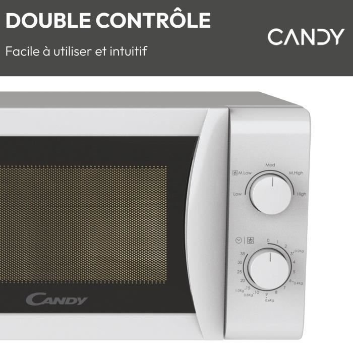 CMW20SMW Mono CANDY Idea microwave - 20L - MO: 700W - Mechanical UI - 5 power levels - White