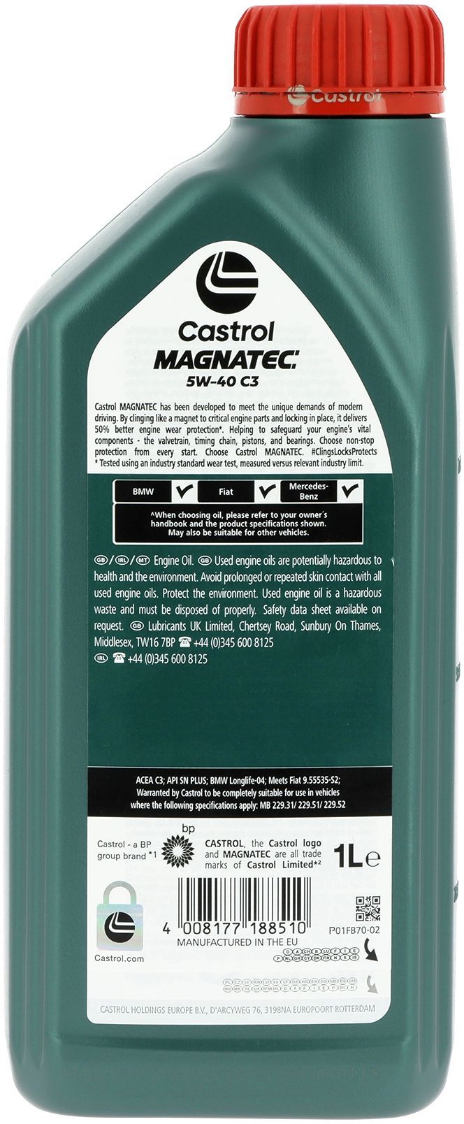 Engine oil - CASTROL - Magnatec 5W-40 C3 - 1L