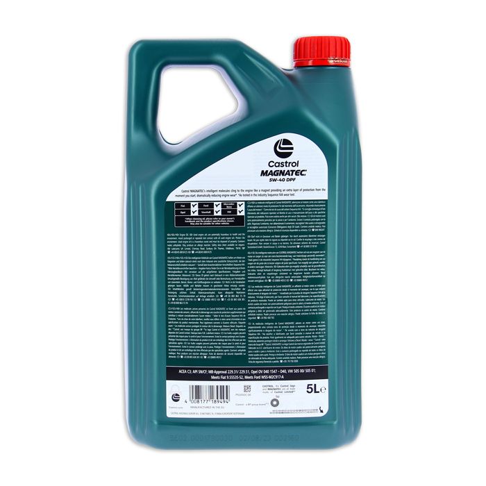 Engine oil - CASTROL - Magnatec 5W-40 DPF - 5L