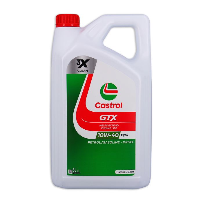 Engine oil - CASTROL - GTX 10W-40 A3/B4 - 5L