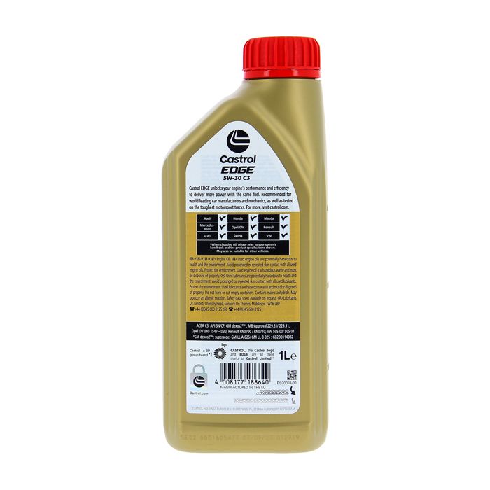 Engine oil - CASTROL - EDGE 5W-30 C3 - 1L