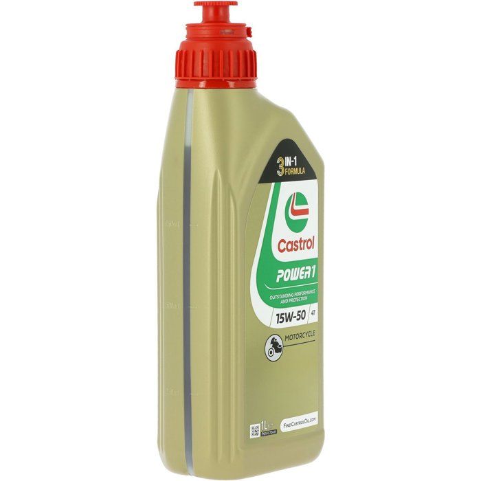 Engine oil - CASTROL - Power1 4T 15W-50 - 1L