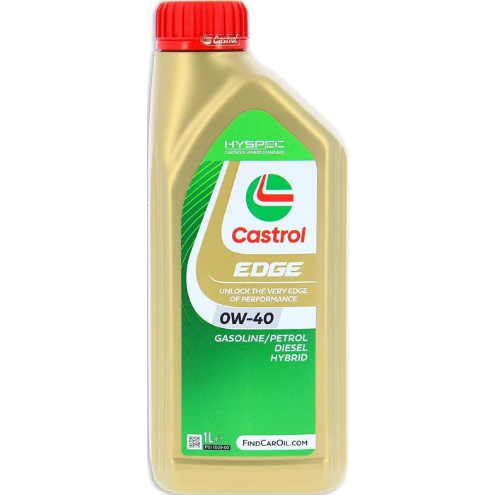 Engine oil - CASTROL - EDGE 0W-40 - 1L