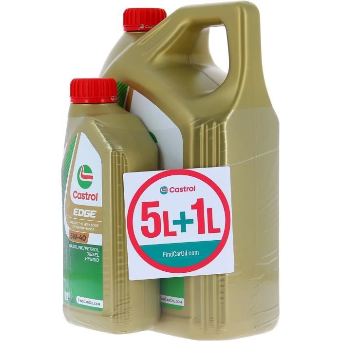 Engine Oil - CASTROL EDGE - 5W-40 - 5L+1L - 057326