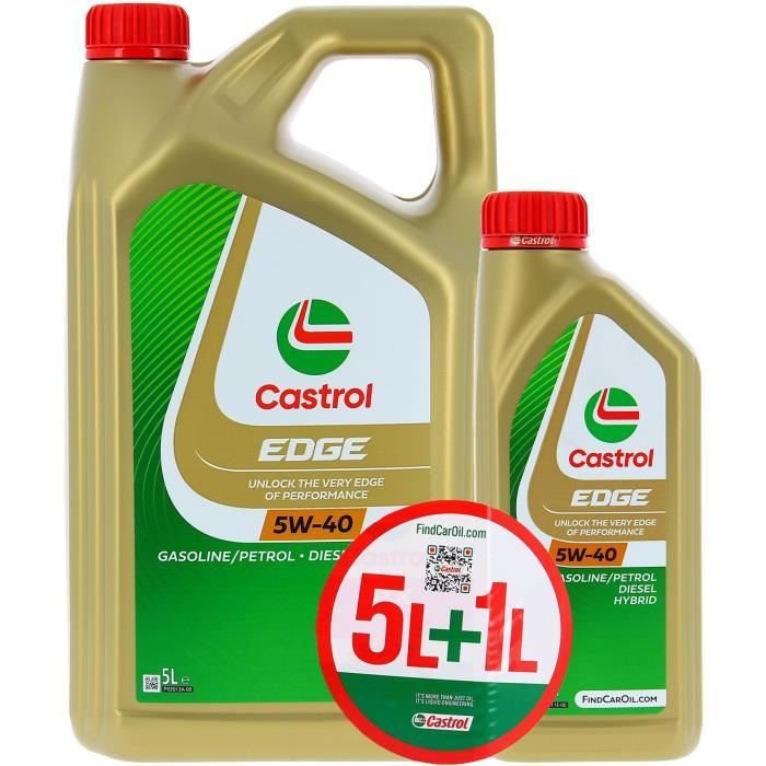 Engine Oil - CASTROL EDGE - 5W-40 - 5L+1L - 057326