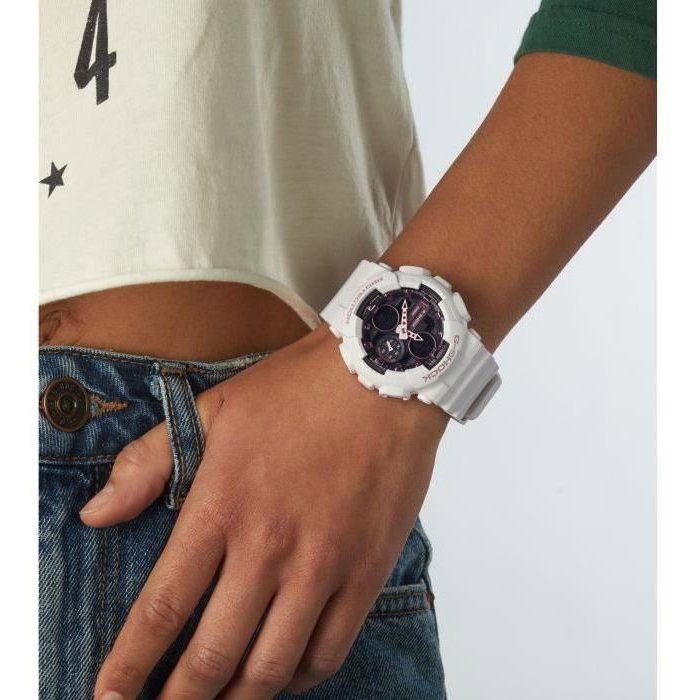 Casio G-Shock Classic Women's Watch White - CASIO - Quartz - Dual Display - Adult - Plastic - Round