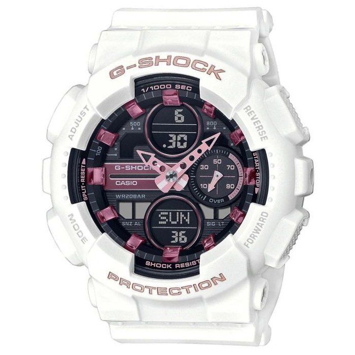 Casio G-Shock Classic Women's Watch White - CASIO - Quartz - Dual Display - Adult - Plastic - Round