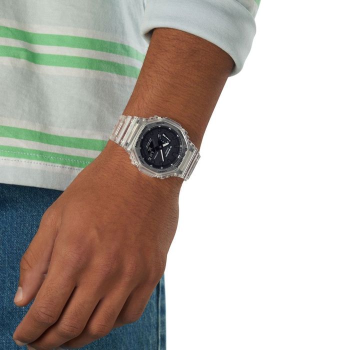 Watch G-SHOCK - CASIO - Shock resistant - Multifunction - Transparent white