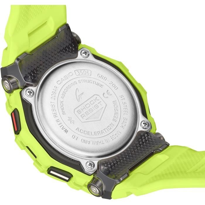 Watch - CASIO - G-Shock Sport - GBD-200-9ER - Fluorescent yellow