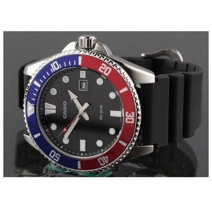 Watch - CASIO - Men's Collection - Black - Steel - Waterproof 20 bars