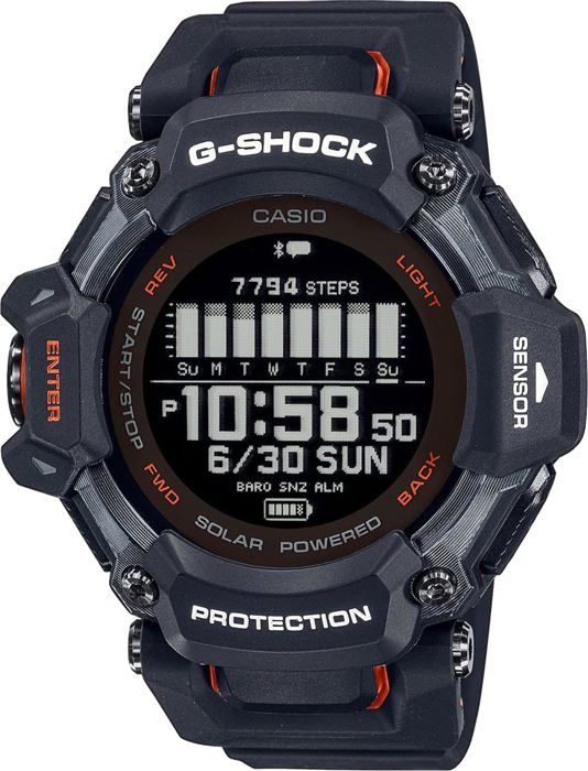 Watch - CASIO - G-Shock Sport - GBD-H2000-1AER - Black and orange