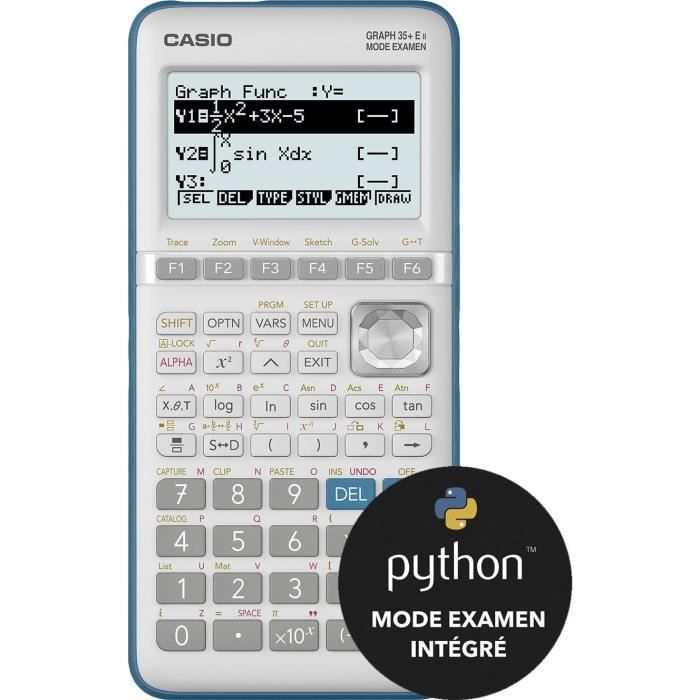 CASIO Graph 35 + E II Python integrated calculator