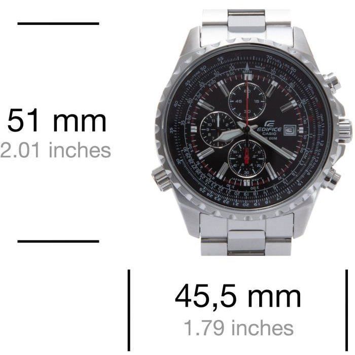 CASIO - Stainless steel watch - EDIFICE - Gray