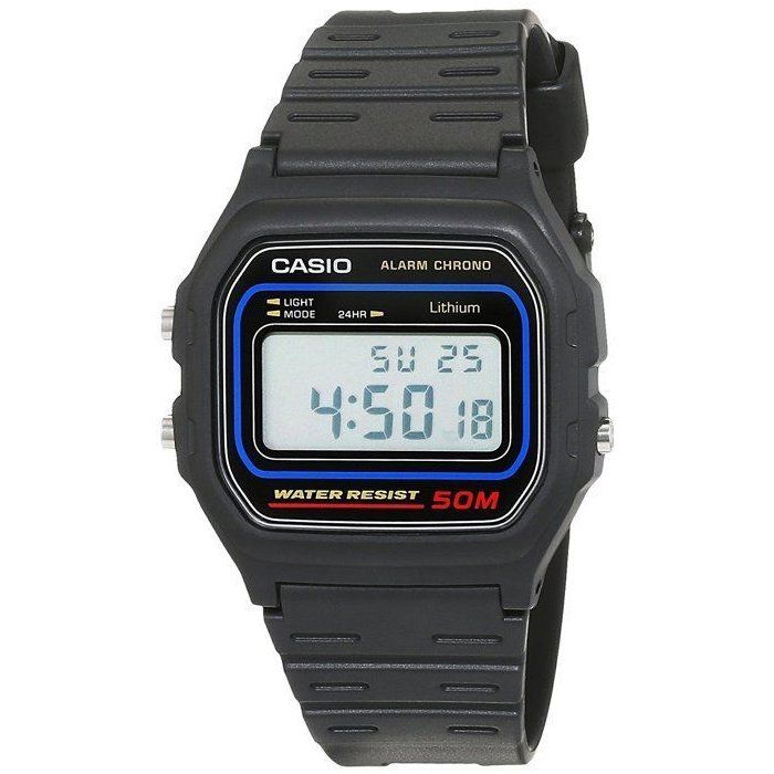 CASIO Women's W-59-1VQES Chronograph Watch