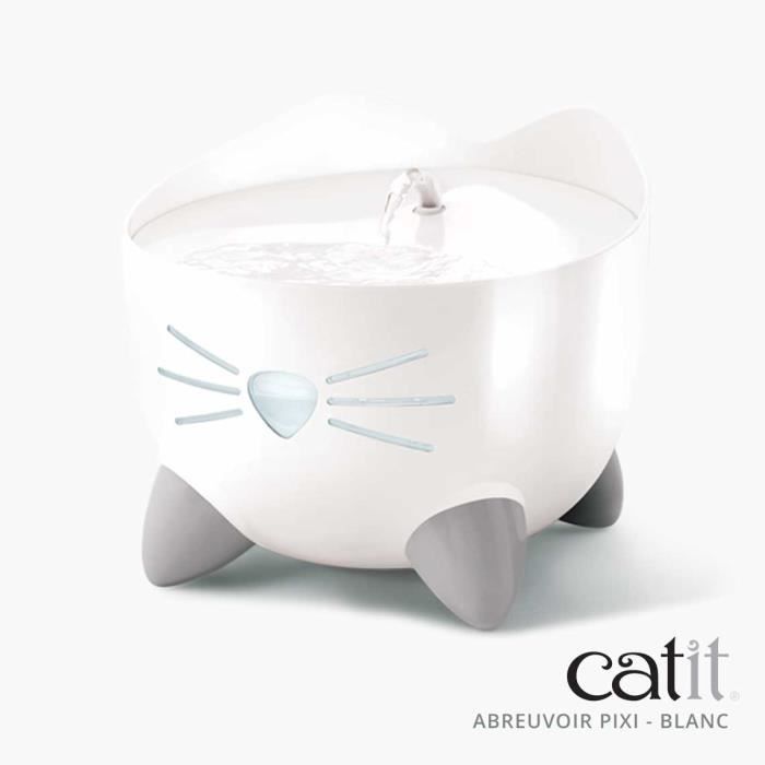 CAT IT Automatic Cat Water Fountain - 2.5 L - White