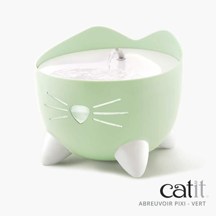 CAT IT Automatic Cat Water Fountain - 2.5 L - Green