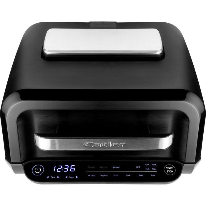 CATLER HG 410 8-in-1 Multifunction Convection Oven - Oil-Free Frying - Pizza - 120-Minute Timer - Black