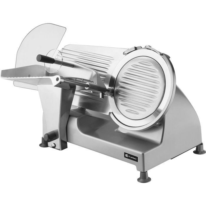 CATLER FS 9010 Electric Slicer - Dry-cured ham - Hard cheese - 195/220 mm blade - Sturdy metal body