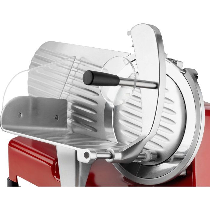 CATLER FS 9020 Electric Slicer - Ham - Cheese - 195 mm Cutting Disc - Adjustable Thickness 1-12 mm - Red