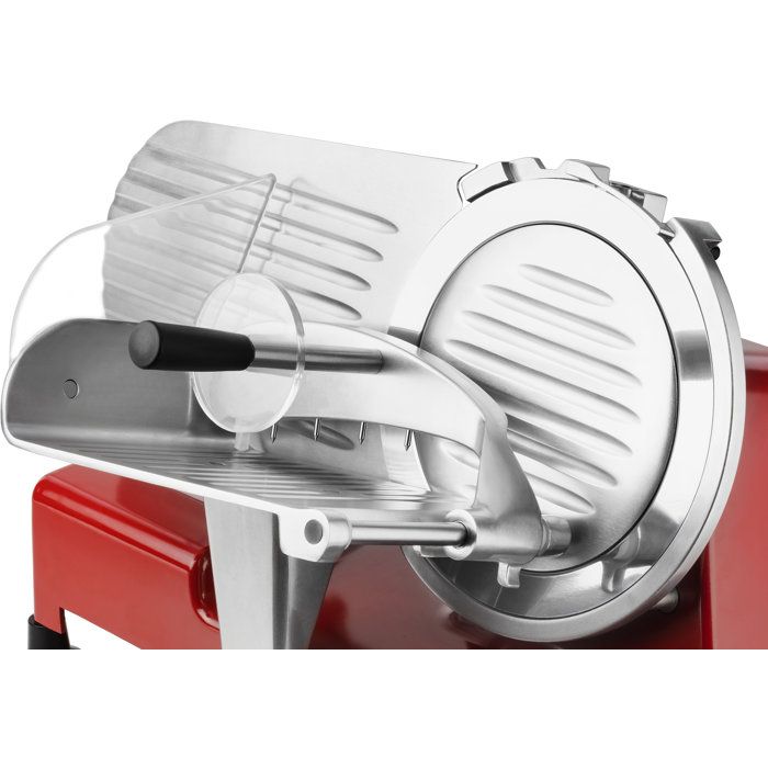 CATLER FS 9020 Electric Slicer - Ham - Cheese - 195 mm Cutting Disc - Adjustable Thickness 1-12 mm - Red