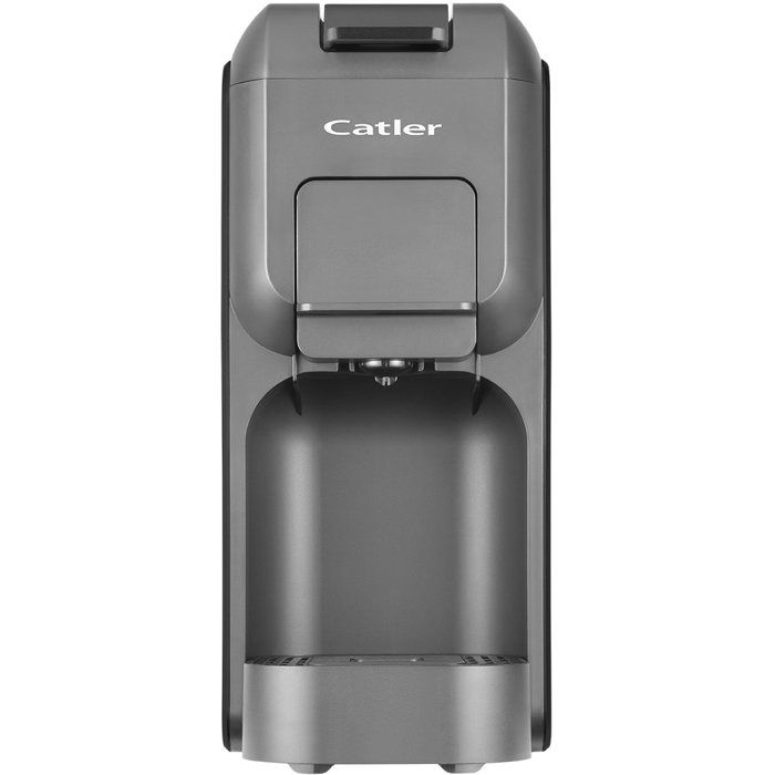 CATLER Porto ES 700 Pod and Capsule Coffee Machine - Compatible with Dolce Gusto and Nespresso - Ground Coffee - Black/Silver