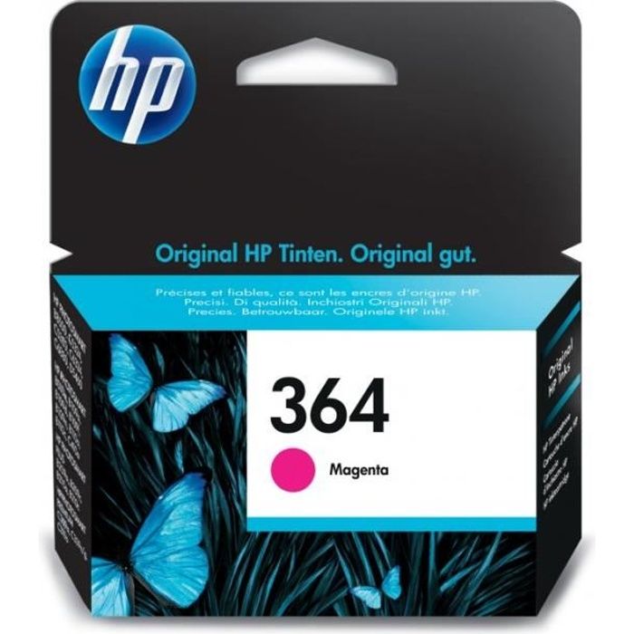 HP 364 Genuine Magenta Ink Cartridge for HP DeskJet 3070A and HP Photosmart 5525/6525 (CB319EE)