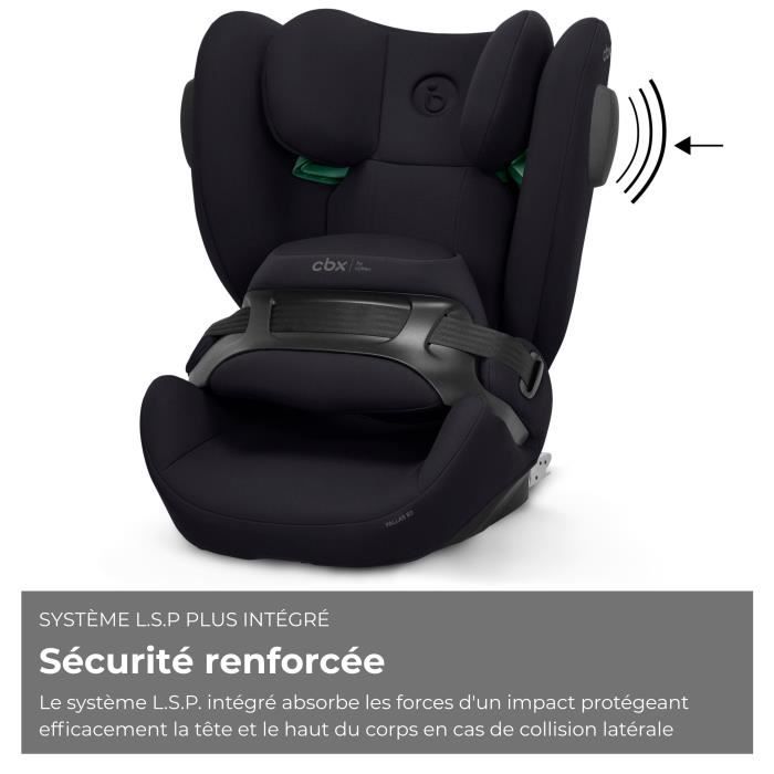 Car seat - CYBEX - Pallas B3 i-Size Pure Black - Group 1/2/3 - Reclining - Black
