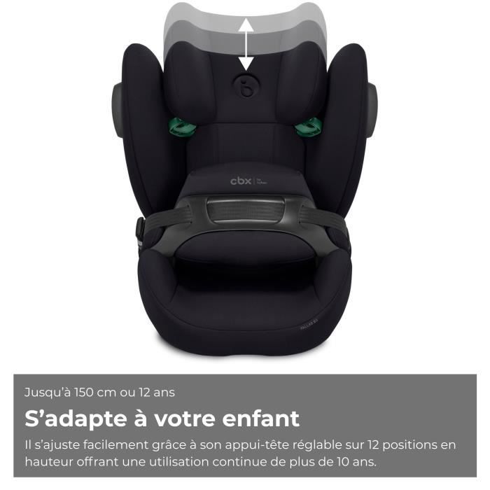 Car seat - CYBEX - Pallas B3 i-Size Pure Black - Group 1/2/3 - Reclining - Black